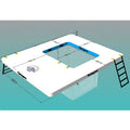 Floating Inflatable Durable PVC Tarpaulin Double Wall Sea Swimming Pool Children Adult Use CE Certified Blower Customizable Size