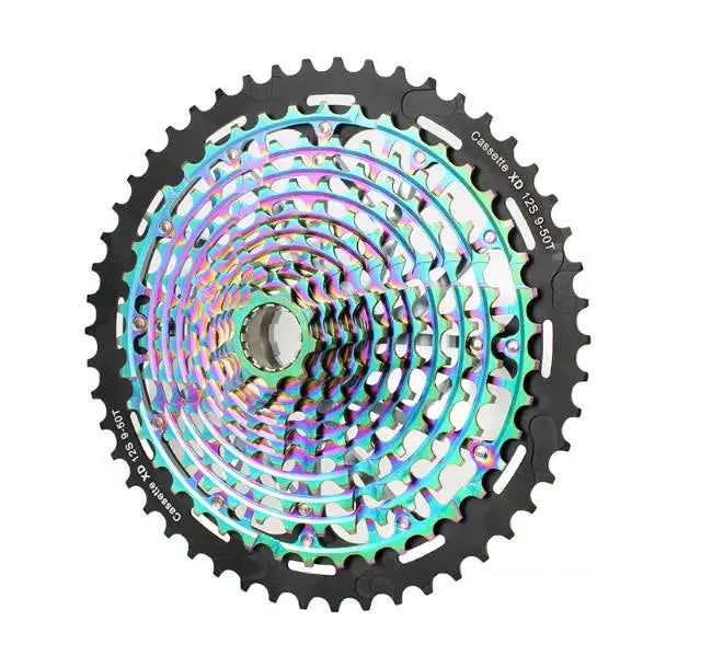 OEM Ultralight 11S/12 Speed Rainbow Golden Bike Cassette Sprocket XD Bicycle Freewheel XD Fit for Sram SX NX GX XX1 EAGLE
