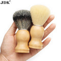 Synthetic Bristles Metal Handle Beard Brush for Men Wet Shave Brush for Safety Razor