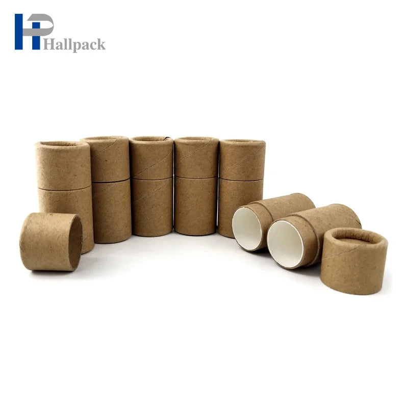 Empty Cardboard Paper Tube Push up Style Lip Balm Paper Lipstick Tube