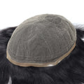 Full Lace Toupee Men Breathable Capillary Prothesis Natural Hair Human Hair Replacement System Straight Wave Wig Man