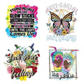 Iron on Heat Transfer Designs Summer Sticker Dtf Transfer Print  logo Heat Press Transfer for T-shirts