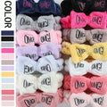 Facial Knot Turban Cosmetic Spa Wash Face Headwrap Faux Plush Fur Towel Bow Hairband Bandeau Hair Band Omg Headbands for Shower