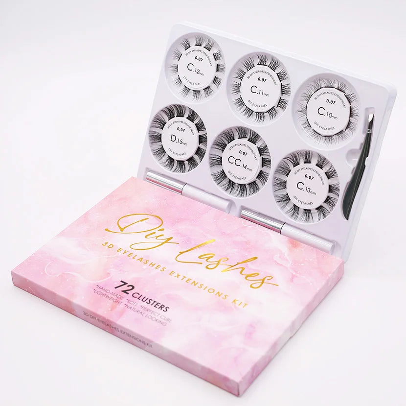 New Arrival Long-lasting Bond and Sealer for DIY Segment Lash Faux Mink Extension Kit Handmade at Home