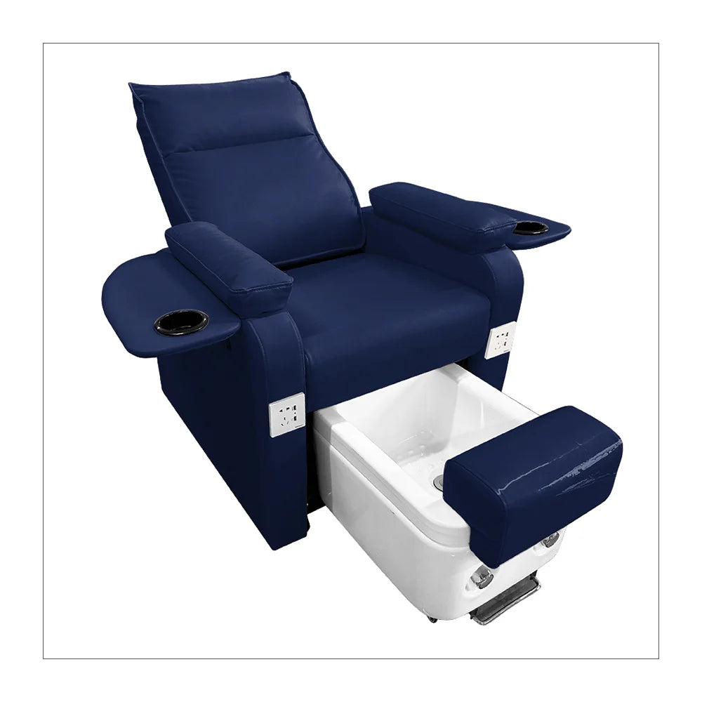 High-End Modern Design Electric Foot Bath Sofa Convenient Lazy Put Down Feature for Manicure for Beauty Shop or Bathroom Use