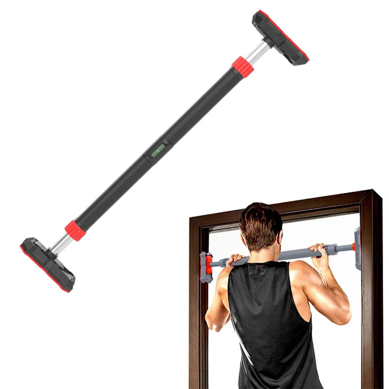 Portable Adjustable Steel & ABS Dip Stand Home Gym Doorway Chinning Bar with 250kg Load Capacity for Home Use Pull-Up Bar