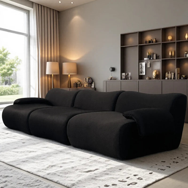 Modern 100% Pure Sponge Foam Compressed Sofa Convertible Upholstered Custom Fabric Art Colors Vacuum Roll Packed OEM