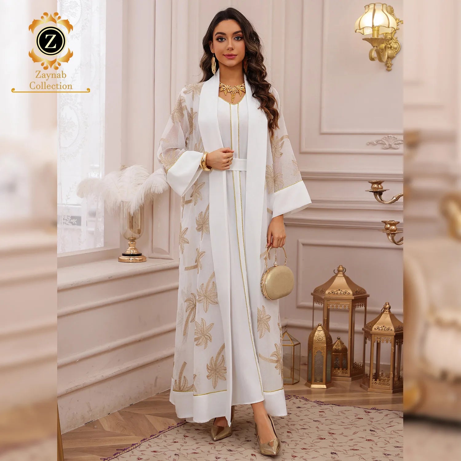 Zaynab Jalabiya Nida Abaya Turkey Designs Kaftan Islamic Clothing Dubai Wholesale Abaya Women Muslim Dress
