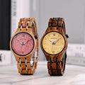 BOBO BIRD High Grade New Natural Wood Men's Women's Casual Wooden Watches Custom Logo Business Timepiece Reloj Hombre Wristwatch for