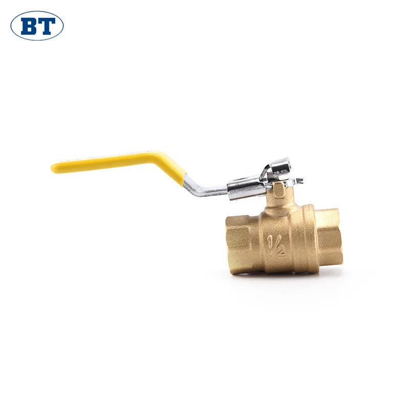 Factory-Made Lockable Handle Brass Ball Valve | Wholesale and OEM Available | High Pressure Tolerance
