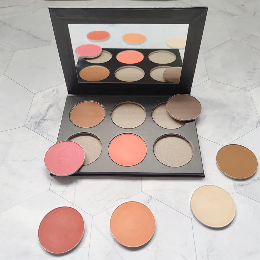 6 Color Private Label Concealer Palette Wholesale Makeup Contour Palette Blush Palette Blush Customized