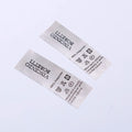 Unique Design Hot Sale Custom White Background Woven Labels Customized Center Fold Brand Sustainable Woven Labels for Clothing