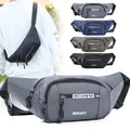Custom Fashion Crossbody Bags for Men Oxford Waterproof Fanny Pack Trending Bum Bags Luxury Phone Pouch Chest Pack Waist Bags