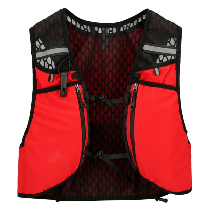 In Stock Portable Sports Out Light Running Vest with Adjustable Phone Holder Lightweight Nylon Reflective Vest