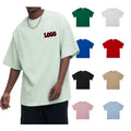 Wholesale Custom Heavyweight Plain Blank T-Shirts Men White Vintage 100%Cotton Tshirts Oversize Brands T Shirt Man