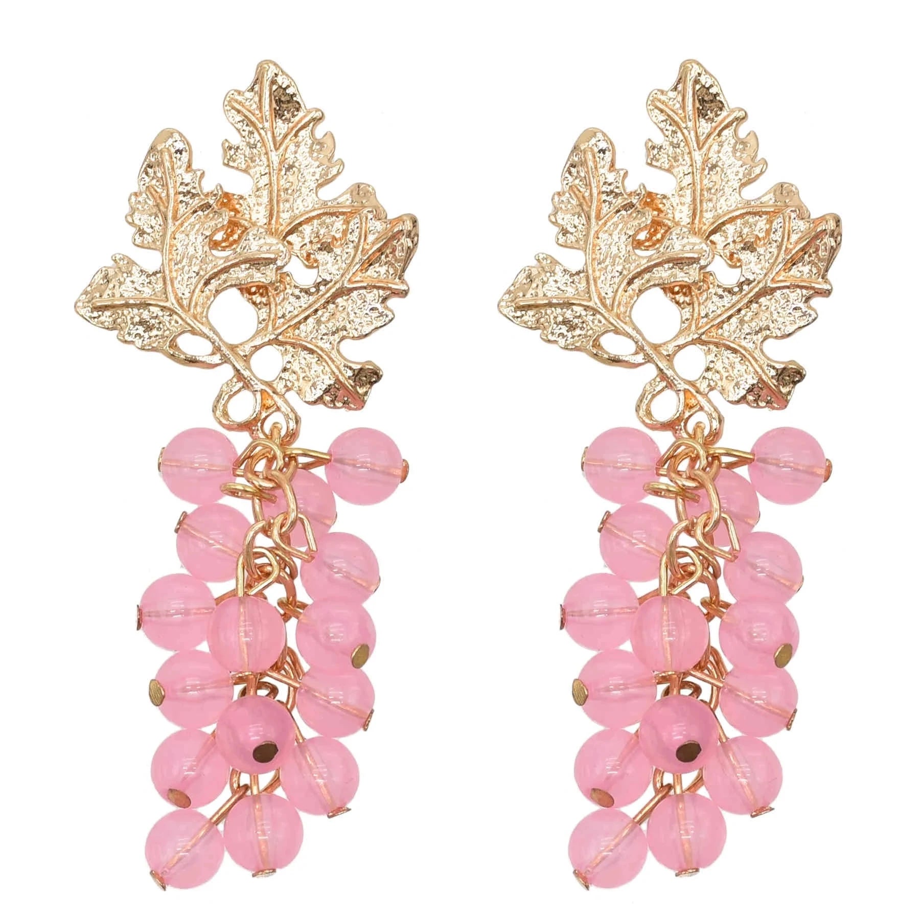 Women Fashion Fruit Earrings Personality Cute Three-dimensional Simulation Grape Earrings Jewelry