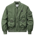 Men's Autumn and Winter Thick  Baseball Collar Men's Multi Pocket Workwear Casual Cotton Jacket