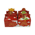 Chinese New Year Party Favor Boxes Recyclable Paper Board Food Storage Goodie Boxes Spring Festival Candy Decoration Supplies