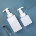 Customizable 250ml/400ml White PET Plastic Empty Press Foam Pump Head Bottle High-End for Shampoo & Lotion