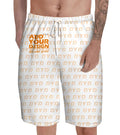 All Over Print Polyester Luxurious Men's Swim Surf Beach Shorts Soft Quick Drying Elastic Waistline Summer Shorts for Men