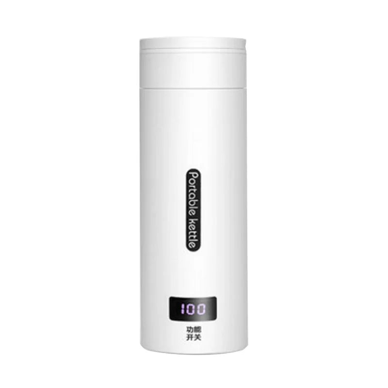Custom Logo Resistance Heater Portable Stainless Steel Insulated Electric Hot Water Bottle