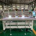 Automatic 4-Head Computerized T-Shirt Embroidery Machine 12-15 Needles 1 Station Sawing Fast Shipping for Home Use New Motor