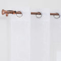 Professional Manufacturer Design White Sheer Living Room Window Embroidery Embroidered Tulle Curtains Drapes for Home