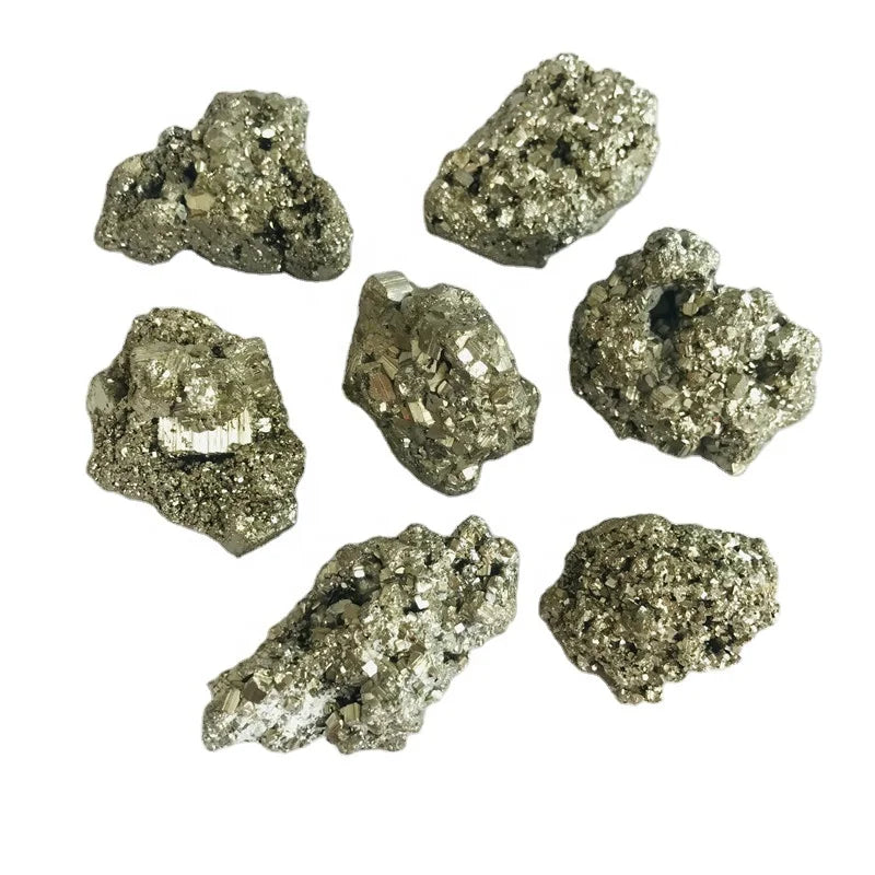 Wholesale Natural Rough Crystal Mineral Specimen Stone Raw Pyrite Cluster for Decoration