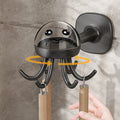Creative Multifunctional Six-Claw 360-degree Rotary Cartoon Plastic Hook for Kitchen Bathroom Cleaning Tools Easy Install Single