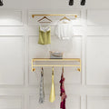 Fashion Retail Clothing Store Decorative Accessories Wall Mounted Clothes Hanging Display Stand