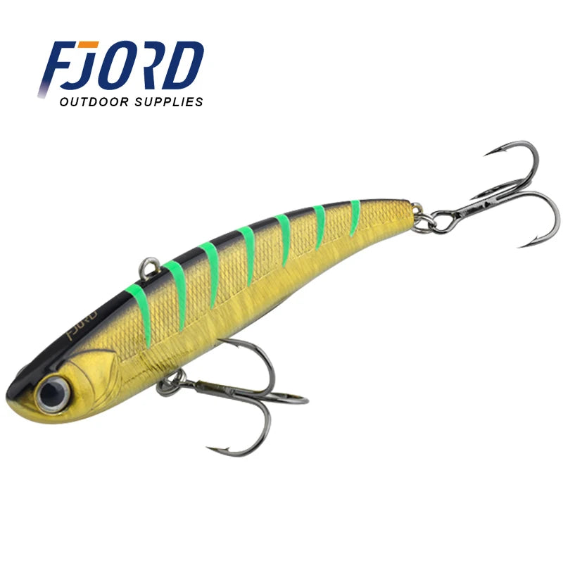 FJORD New Arrival 90mm 29g Vibration Lure Steel Ball Inside Rattle Lure Saltwater VIB Lure