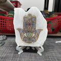 Wholesale Natural Selenite Quartz Healing Crystal Stones Raw Gemstone Slab with Fatima Hand Selenite Chakra for Fengshui