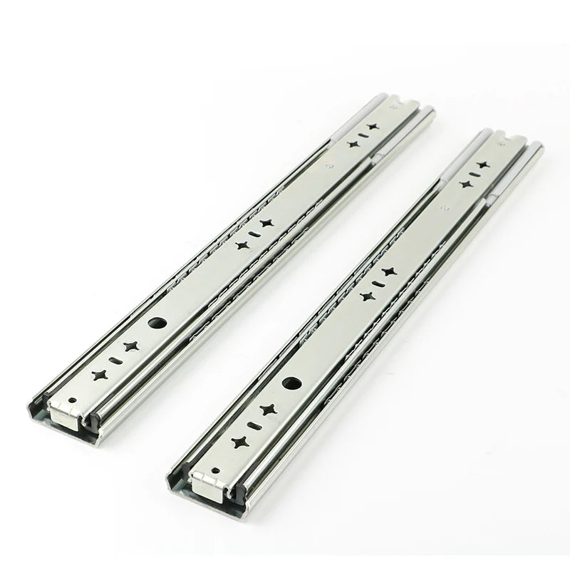 53mm Soft Closed Ball Bearing Heavy Load 220 lb Hardware Expansion Channel Kitchen Cabinet Toolbox Drawer Furniture Slide Track