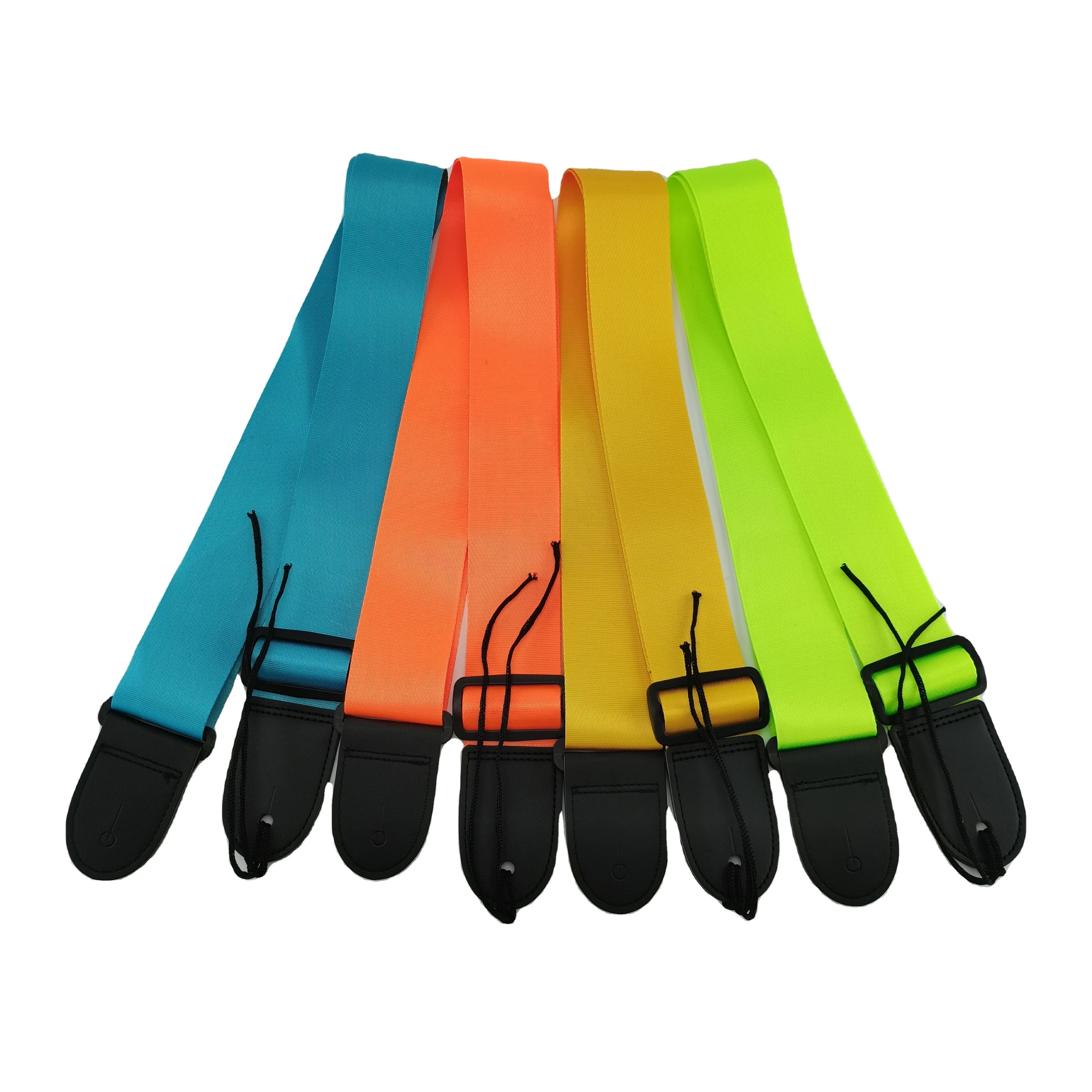 Colorful Guitar Strap With Nylon Webbing for Guitar Replacement Strap Nylon Ribbon for Ukulele