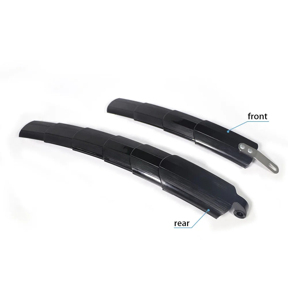 Superbsail Bike Folding Telescopic Front Rear Fenders MTB Road Bike Quick Release Mudguards Bicycle Cycling Parts