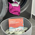 COMMIGLOW Eco-friendly Disposable Super Concentrated Laundry Detergent Sheets with Deep Stain Removal Easy to Carry for Travel