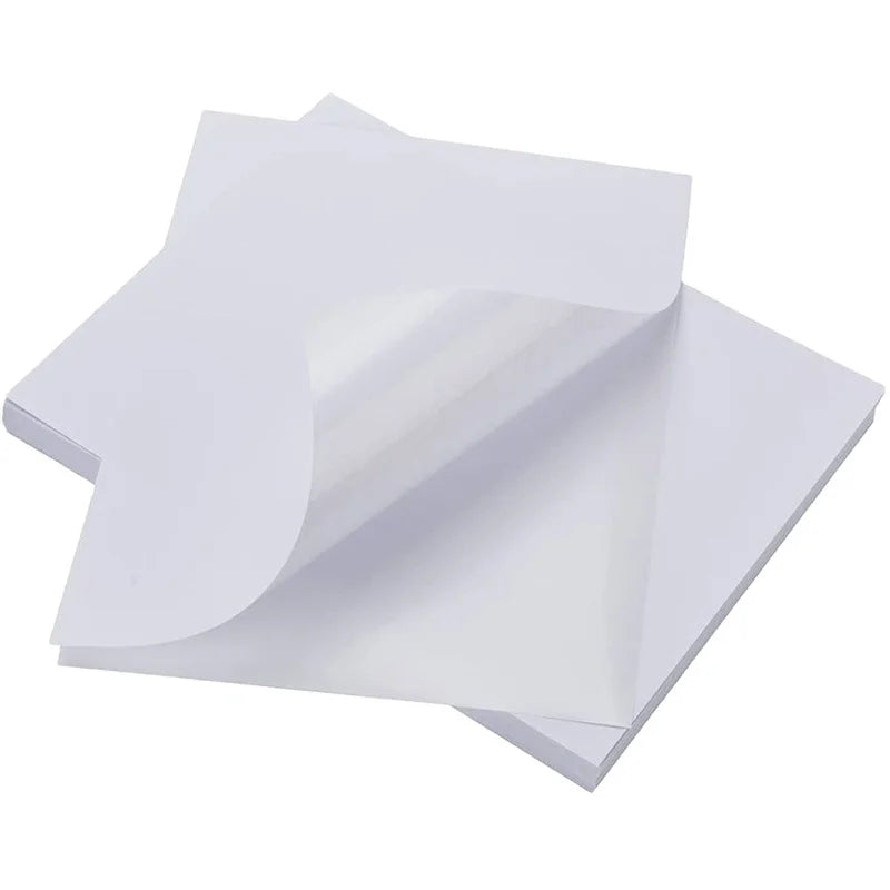 Printable Inkjet Waterproof Matte White PP Synthetic Acrylic Adhesive Vinyl Sticker Paper A4 Inkjet Printer