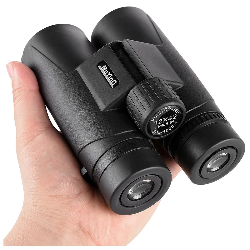 Zoom 12x Binocular Telescope BAK4 Optical Lens Green Film Pro Viewseeing Spotting Scope Binocular