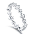 Ready to Ship New Fashion Silver 925 Jewelry for Women Wedding Promise Party Rings