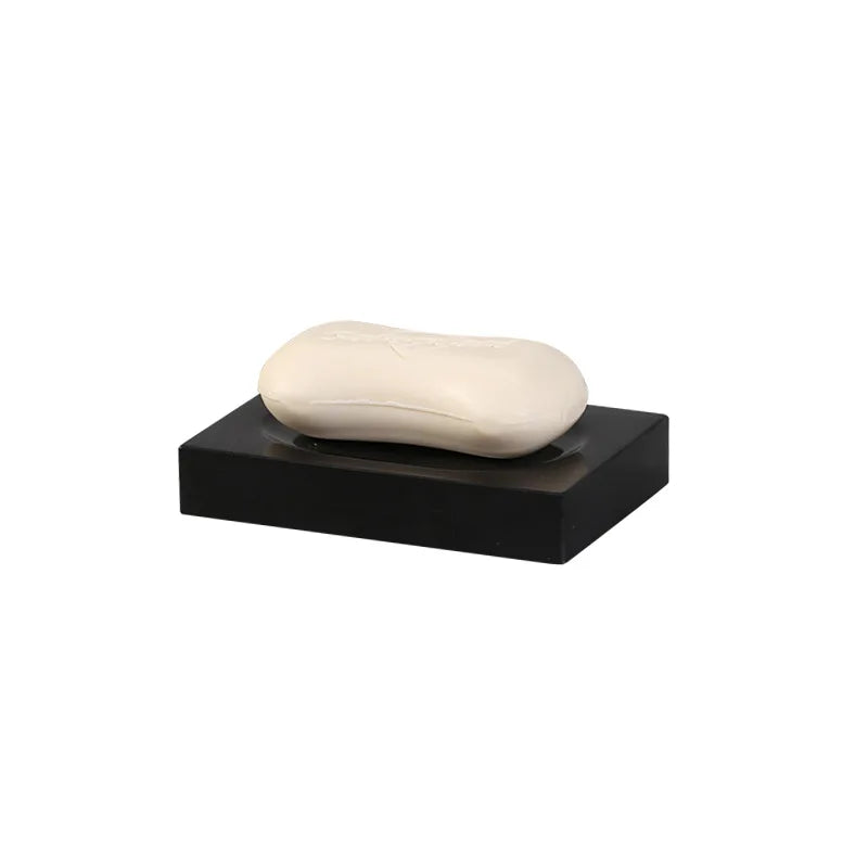 Wholesale Toilet Bathroom Natural Marble Stone Rectangle Soap Tray Nordic Style Luxury Ceramic Soap Holder Marble Soap Dish