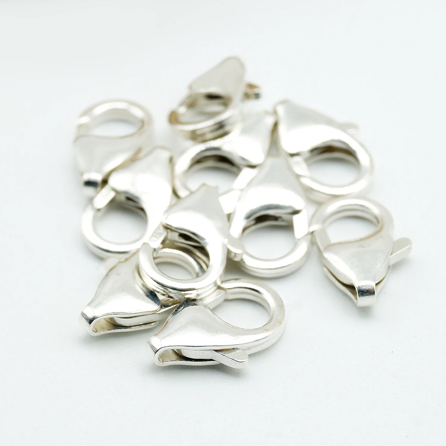 Factory Wholesale Necklace Jewelry Accessories Lobster Sterling Silver Clasps 925 for Jewelry Making