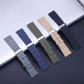 Factory Direct Sale Premium Casual Replacement Two Pieces Canvas Watch Band Quick Release 20mm 22mm 24mm Sailcloth Watch Strap