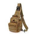 5-8L Camouflage MOLLE Waterproof 600D Oxford Polyester Training Storage Chest Crossbody Bag Unisex Outdoor Tactical Hiking