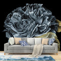 Retro Creative Light Luxury Large Flower Wallpaper Living Room Bedroom Background Personalized Art Wallpaper Mural Seamless