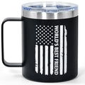 12oz/16oz Vacuum Tumbler Camping Water Cup Stainless Steel Coffee Mug with Handle