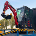LANDWARD EPA Compact Digger Excavator Small 1.8 Ton Crawler Excavator Construction Farm Minibagger Free Shipping