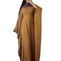 2024 Eid Ramadan Batwing Sleeve Abaya Muslim Women Dress Inside Belt Party Dresses Robe Dubai Kaftan Turkey Islamic Clothing