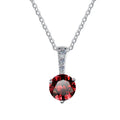Light Luxury 1Carat Moissanite Diamond Women Necklace Fine Jewelry S925 Sterling Silver Classic Bull Head Moissanite Necklace