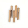 Wooden Round Peg Clothespins Stands Craft Supplies for Doll Ornaments Rustic Country Unfinished Wood Doll Pins Doll Clothespins