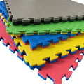 Modern Interlocking Eva Foam Mat 6 Different Grains Puzzle Floor Pure Color for Living Room Apartment Bedroom Gym Use